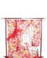 成人式振袖[ブランド][ガーリー]ピンクみの強い赤に桜[身長166cmまで]No.861